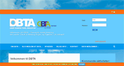 Desktop Screenshot of dbta.dk