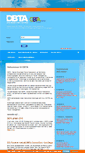 Mobile Screenshot of dbta.dk