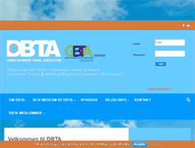 Tablet Screenshot of dbta.dk
